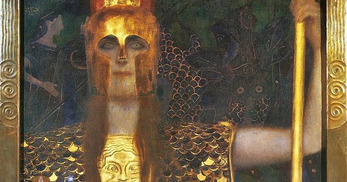 biografía de Gustav Klimt - Palas Atenea