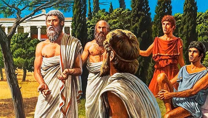 Aristóteles se formó en la Academia de Platón